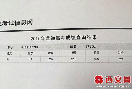 男生高考595分或無學可上