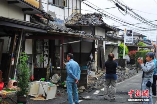 資料圖：熊本災區(qū)