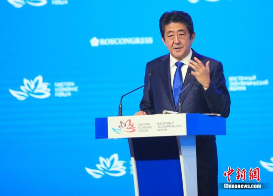 資料圖片：日本首相安倍晉三。 <a target='_blank' href='http://www.chinanews.com/'>中新社</a>記者 王修君 攝