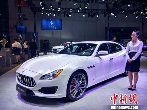 資料圖：上海車展上的汽車。<a target='_blank' href='http://www.chinanews.com/' >中新網</a>記者 李金磊 攝