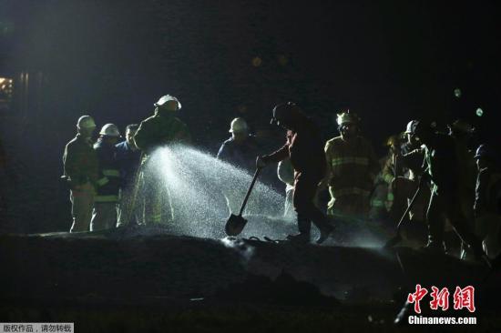 資料圖：墨西哥中部伊達爾戈州一段被非法鑿開的輸油管當地時間1月18日突然發生爆炸，數十人死亡。