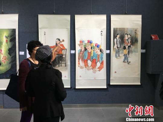 兩岸藝術家相聚昆明300余幅“云臺繪”聯展中華美