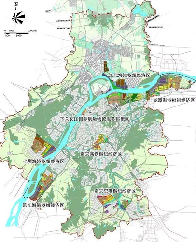 11 南京樞紐經濟區空間分布圖。市發改委供圖