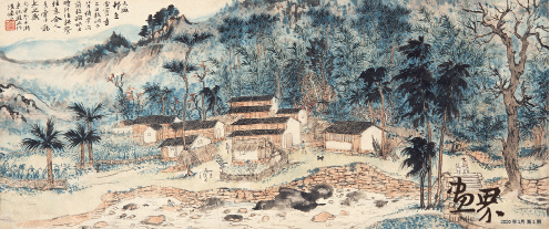 大廠村-47x68.5cm-1956年-陸儼少