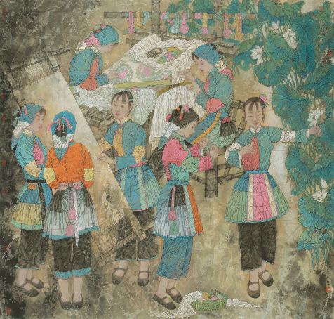 蘇-繡-188×178cm-2014年-徐惠泉