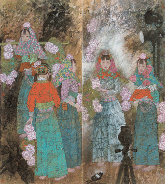 花之夢(mèng)-160.5×179cm-2009年-徐惠泉