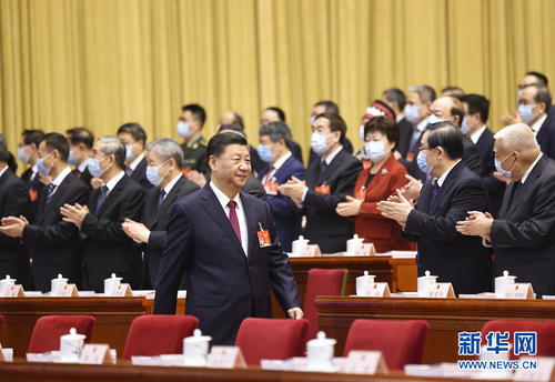 3月5日，第十三屆全國人民代表大會第四次會議在北京人民大會堂開幕。這是習(xí)近平步入會場。 新華社記者 鞠鵬 攝