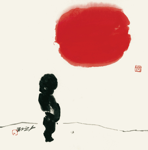 人之初-68x68cm-1987年-賈浩義