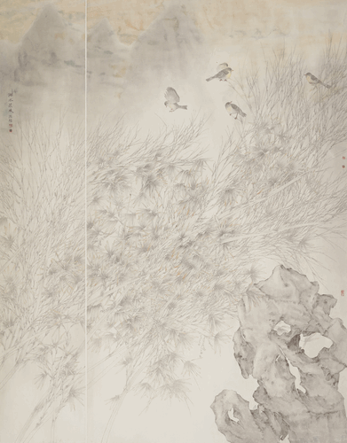 漓水晨風(fēng)-206x165cm-2019年-張超