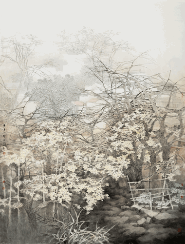 黃葉一醉-200×220cm-2020年-陳危冰