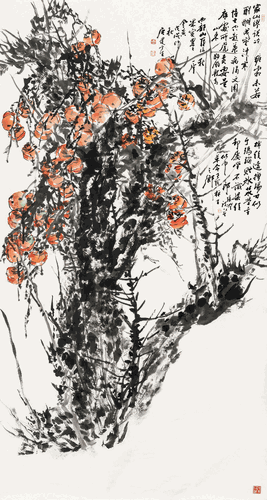 沂山秋色98×198cm-2019年-唐-建