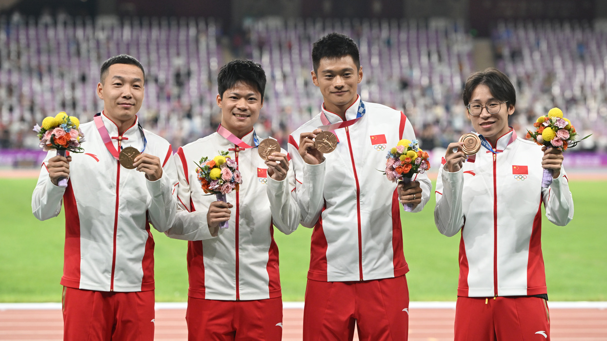 【高清組圖】中國7名田徑運動員遞補奧運獎牌